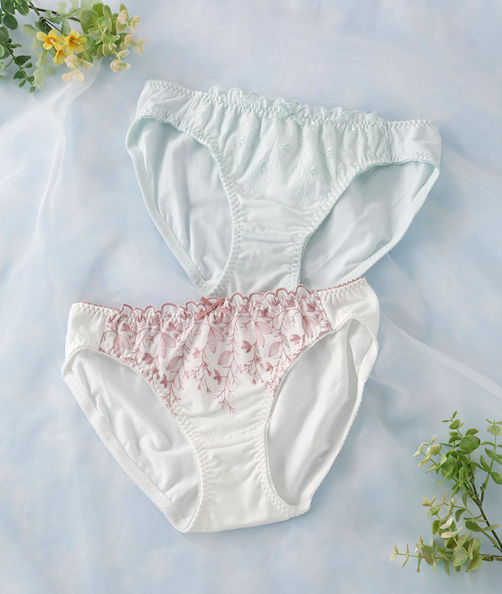 （シアバター加工）（コットンＭＩＸ）コットンレースショーツ