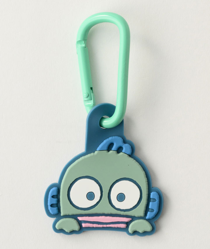 【サンリオキャラクターズ】（ハンギョドン）ラバーマスコット付きカラビナ