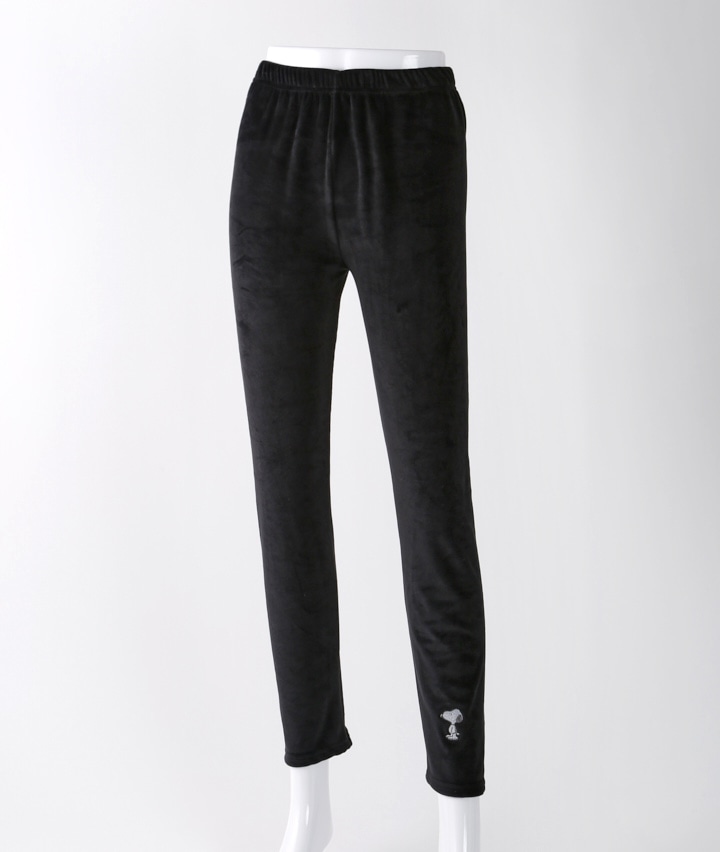 【ＰＥＡＮＵＴＳ】（スヌーピー）（１足物）１０分丈両面起毛レギンス