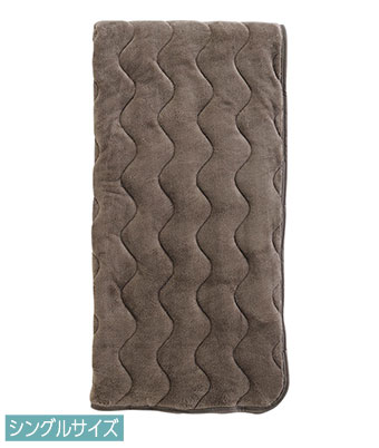 【Ｇｉｎｇｅｒのチカラ ＳＵＰＥＲ】あったかリバーシブル敷パッド　シングルサイズ