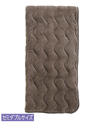 【Ｇｉｎｇｅｒのチカラ ＳＵＰＥＲ】あったかリバーシブル敷パッド　セミダブルサイズ