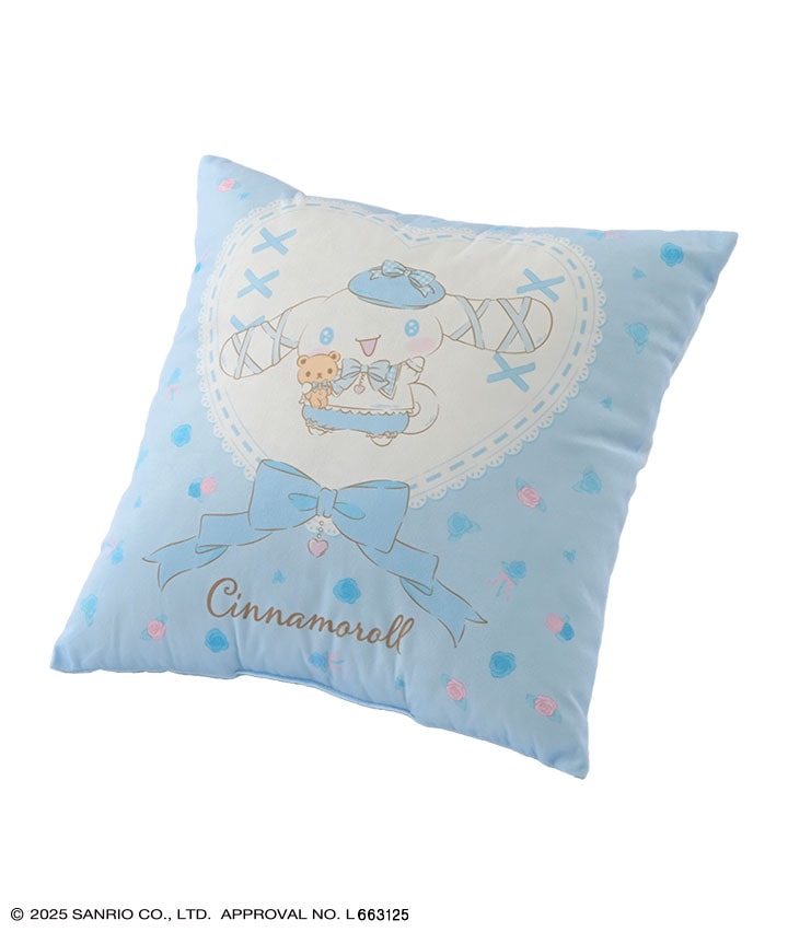 【サンリオキャラクターズ】（シナモロール）背当てクッション