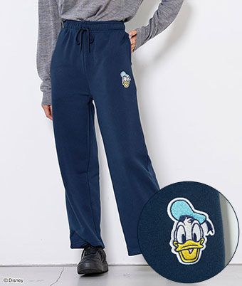 【Ｄｉｓｎｅｙ】（ドナルド）ワンポイント刺しゅうパンツ