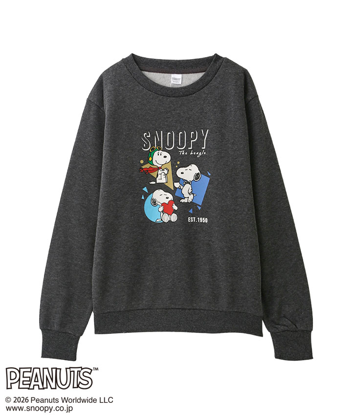 【ＰＥＡＮＵＴＳ】（スヌーピー）裏起毛トレーナー