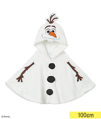 【Ｄｉｓｎｅｙ】（オラフ）フリースポンチョ