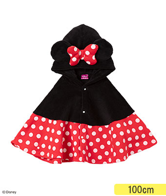 【Ｄｉｓｎｅｙ】（ミニーマウス）フリースポンチョ