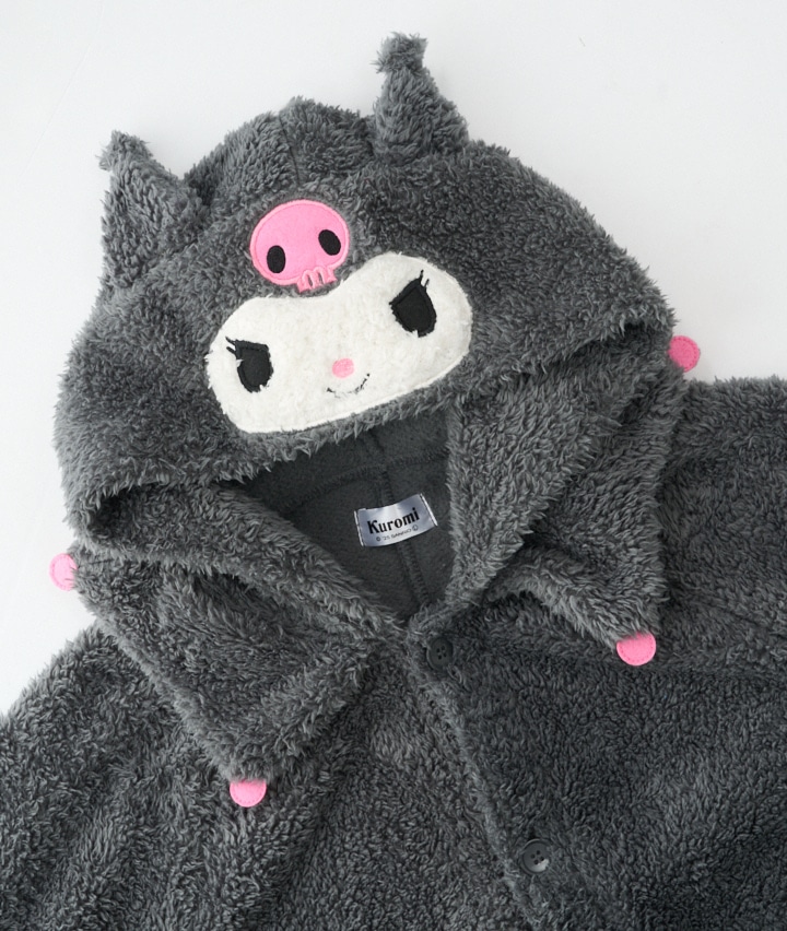 【サンリオキャラクターズ】（クロミ）ボアボアフリース着ぐるみ