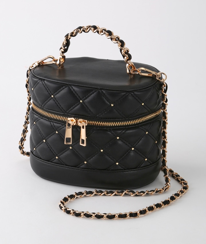 チェーンハンドルバニティバッグ