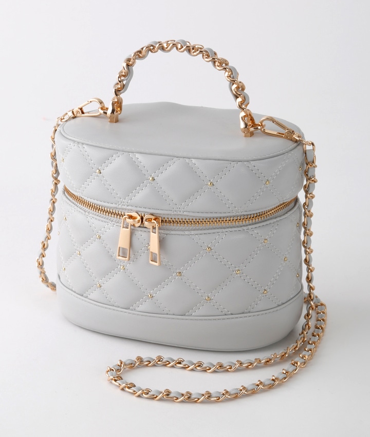 チェーンハンドルバニティバッグ