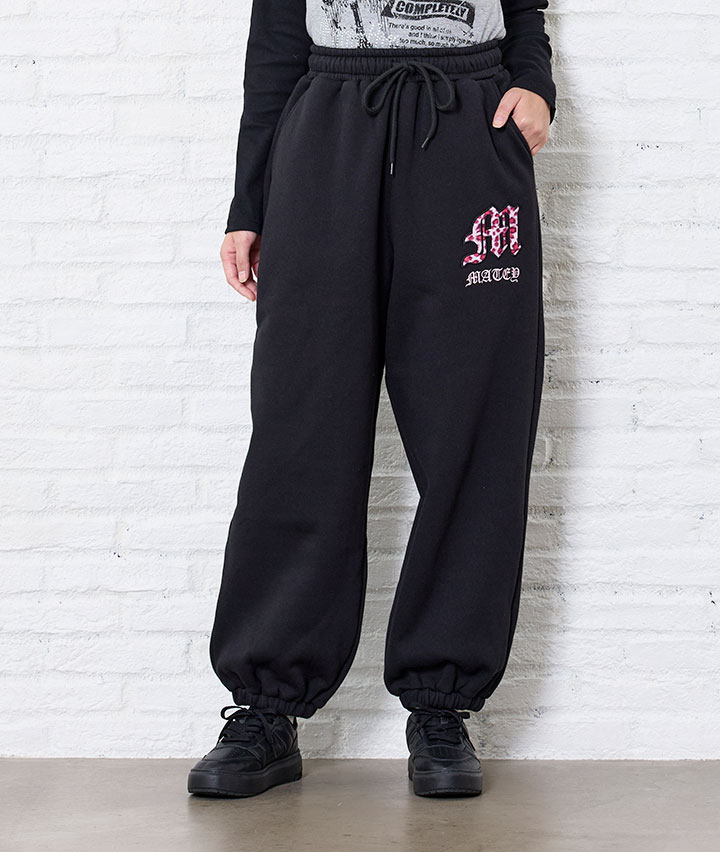 ヒョウ柄貼付けボトム