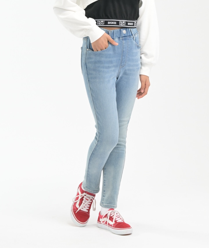 女児マジカールデニムパンツ