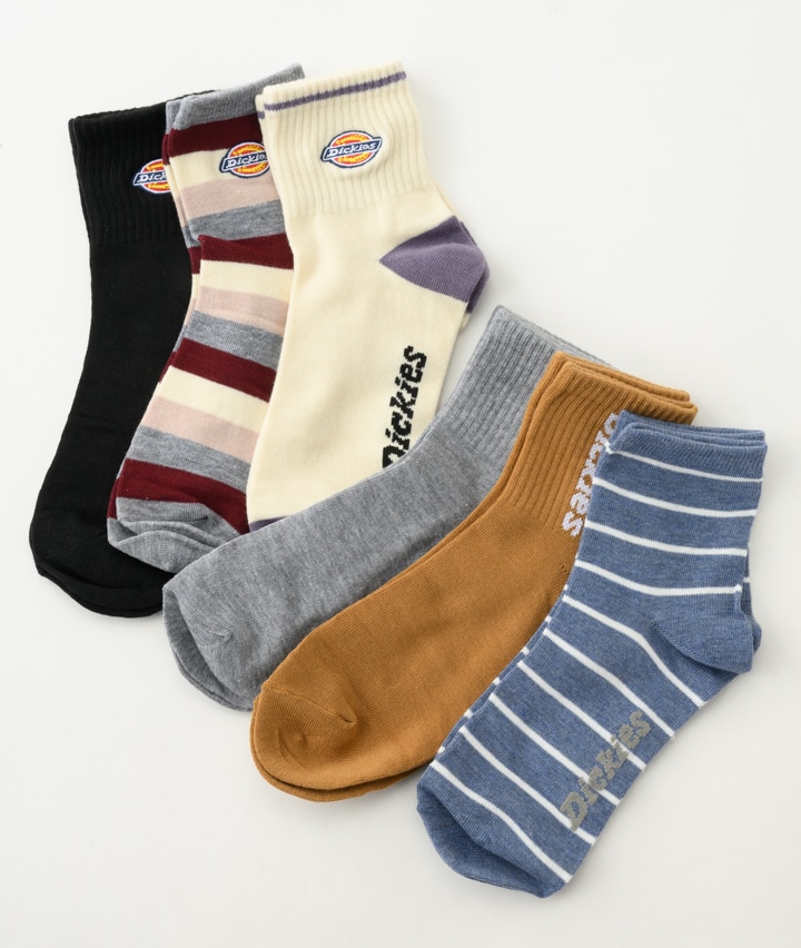 【Ｄｉｃｋｉｅｓ】（６足入り）ソックスパック