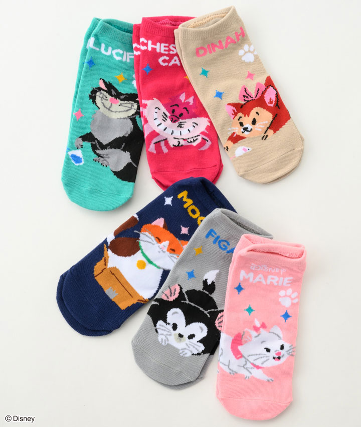 【Ｄｉｓｎｅｙ】（６足入り）ソックス