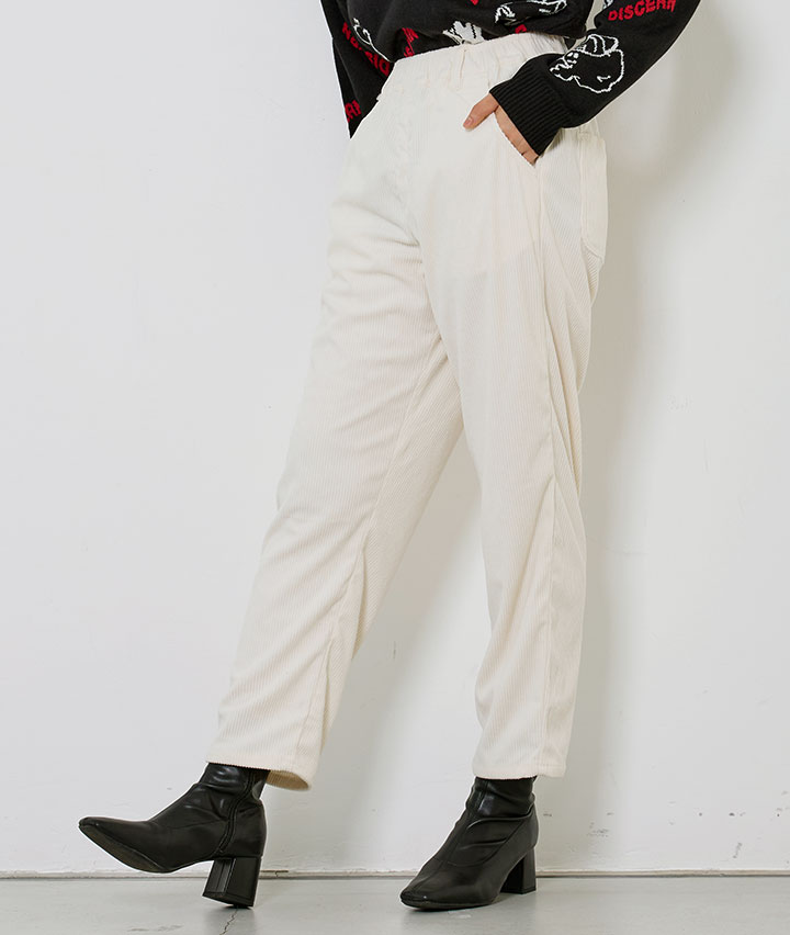 婦人ストライプシェフパンツ