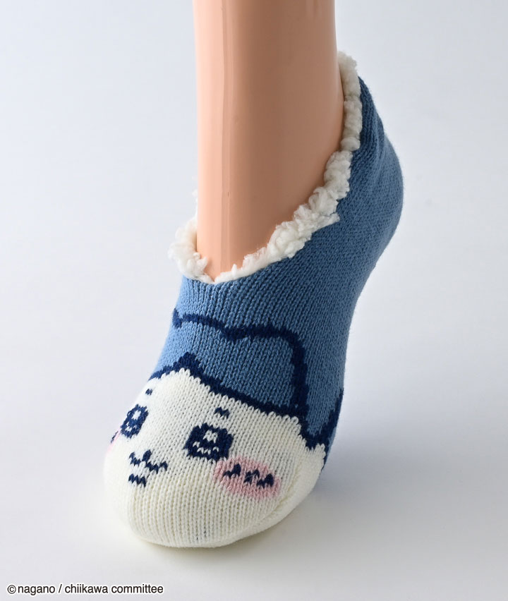【ちいかわ】（ハチワレ）（１足物）ルームシューズ