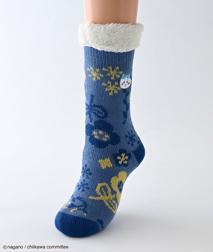 【ちいかわ】（ハチワレ）（１足物）ルームソックス