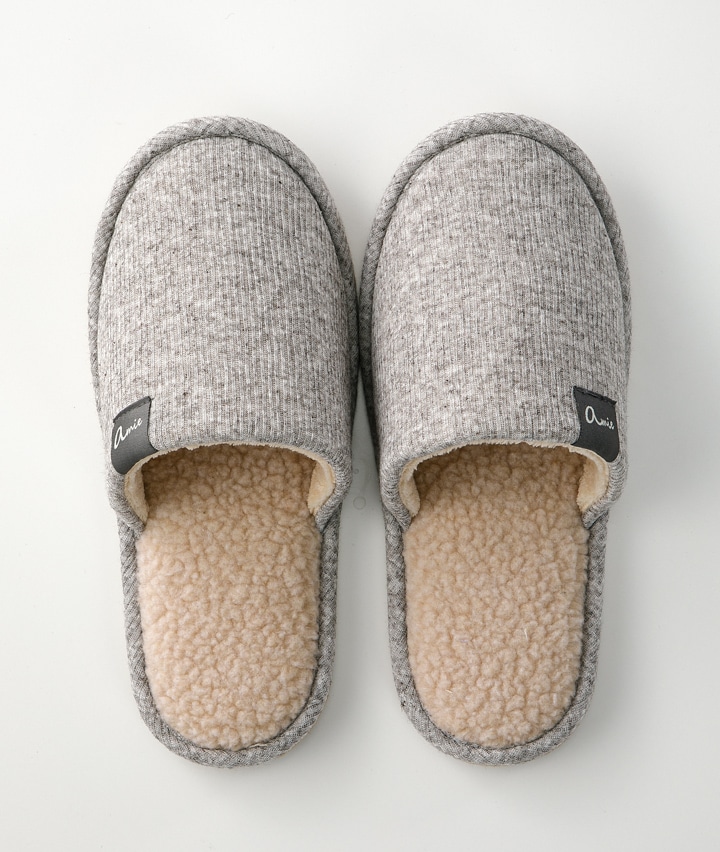 （Ｇｉｎｇｅｒのチカラ）（軽量＆やわらか設計）無地ネーム付きスリッパ　Ｌ