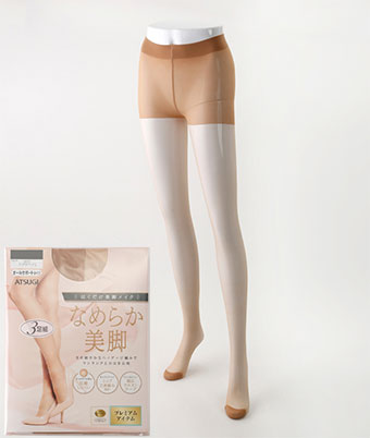 【アツギ】（３足組）なめらか美脚パンティストッキング