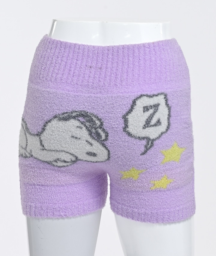 【ＰＥＡＮＵＴＳ】【スヌーピー】（１分丈）ふわふわレギンス