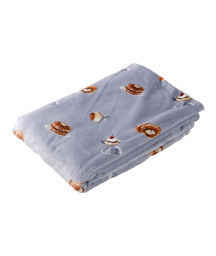 あったか着る毛布　かぶりタイプ　昭和レトロ