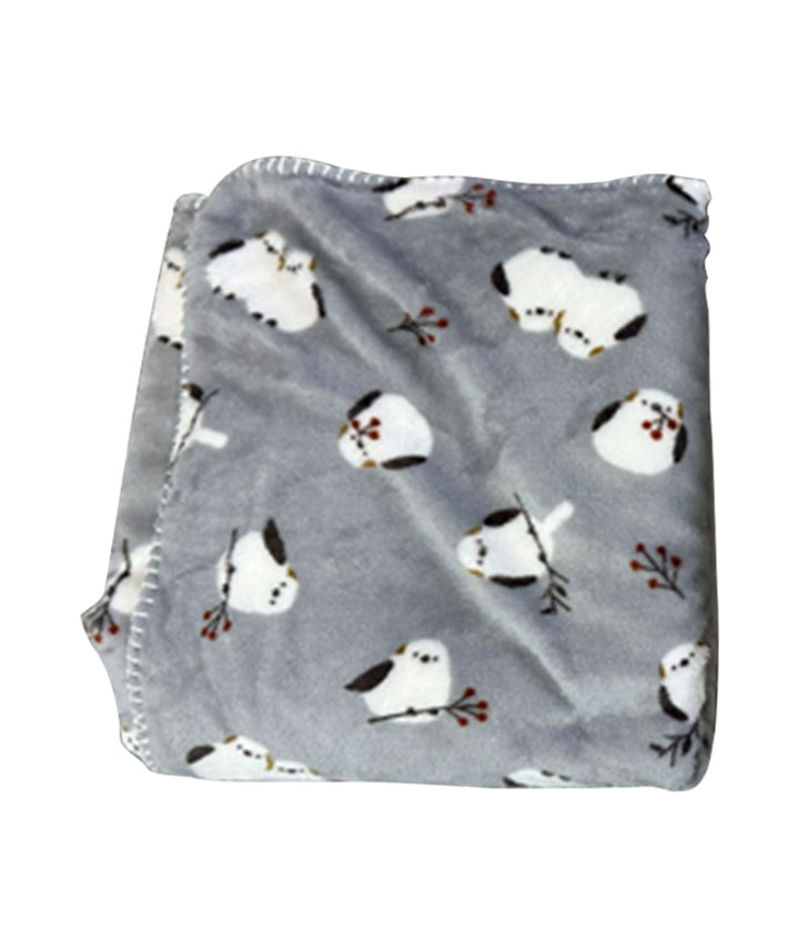 あったかひざ掛け　シマエナガ