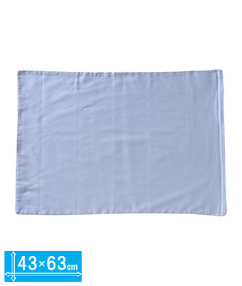 （綿１００％）サテン織枕カバー　４３×６３ｃｍ