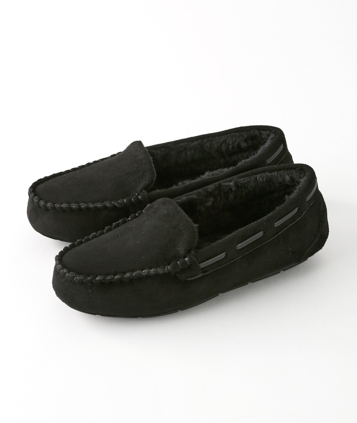 婦人裏ボア仕様モカシンシューズ