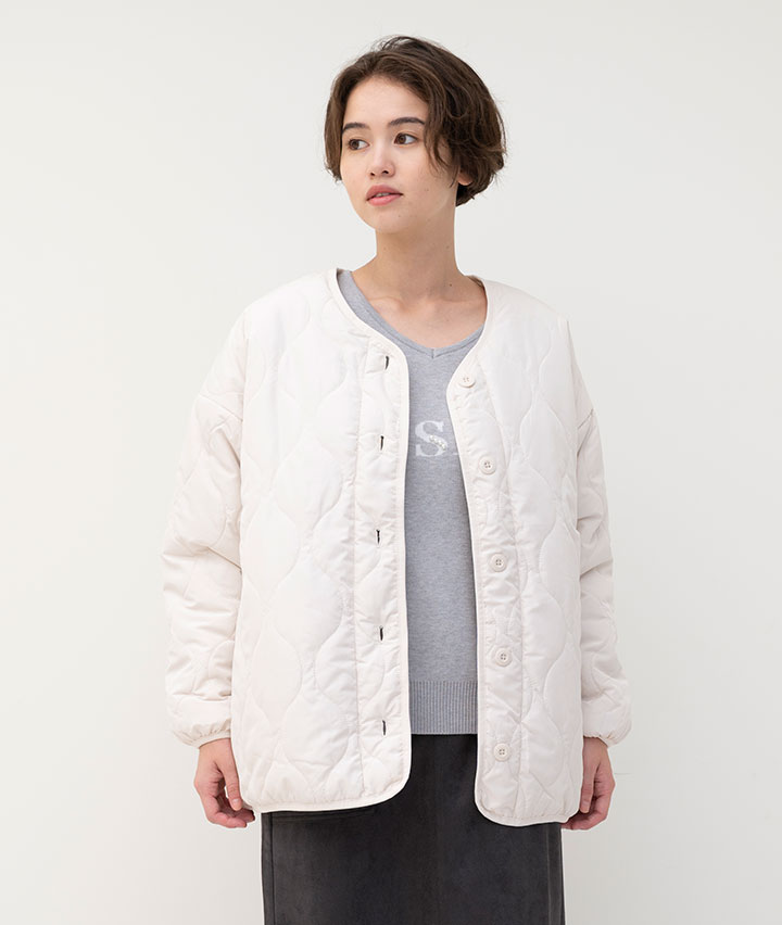 キルトパイピングジャケット