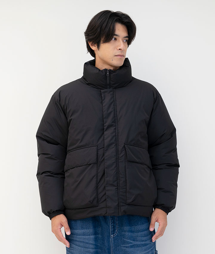 （防風・撥水）スタンド中綿ブルゾン