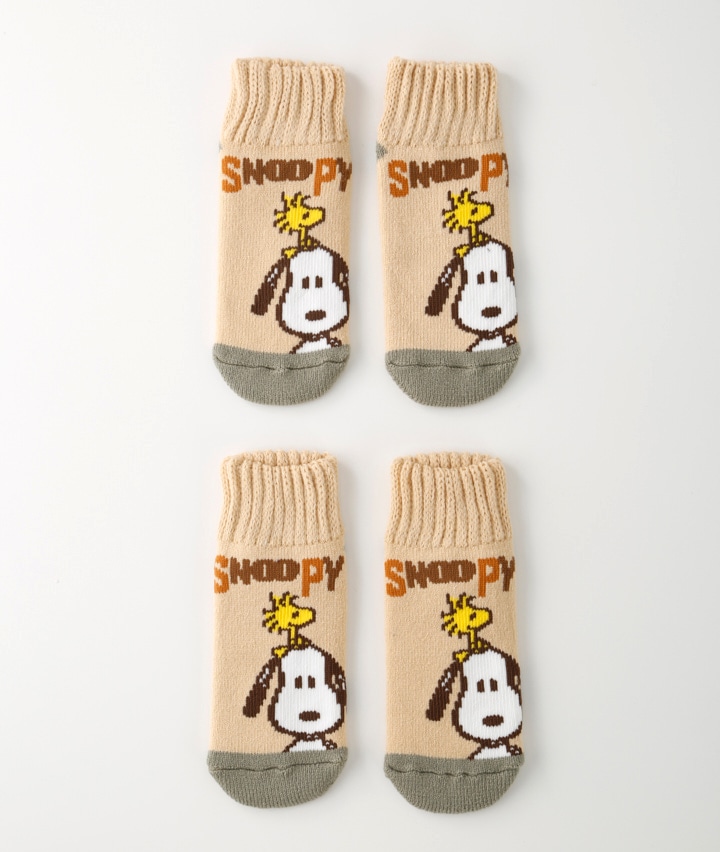 【ＰＥＡＮＵＴＳ】【スヌーピー】（２足組）バルキーソックス