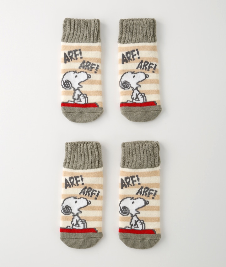 【ＰＥＡＮＵＴＳ】【スヌーピー】（２足組）バルキーソックス