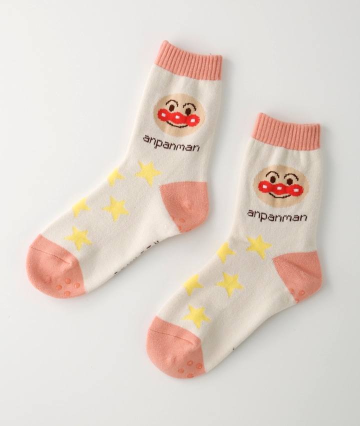 【それいけ！アンパンマン】【アンパンマン】（１足物）サイド柄ソックス