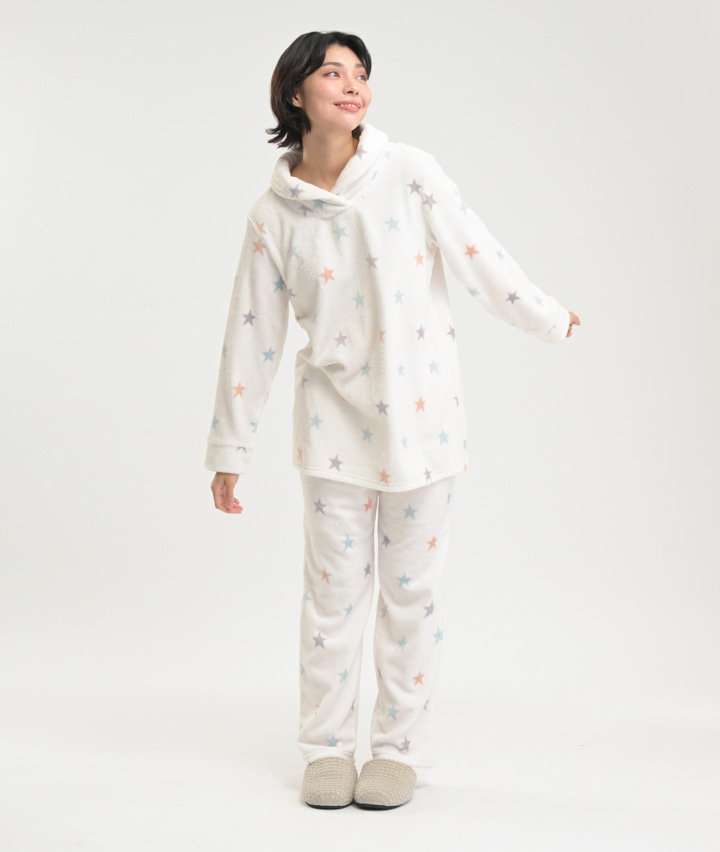 【ふわもこ】星柄ルームセット