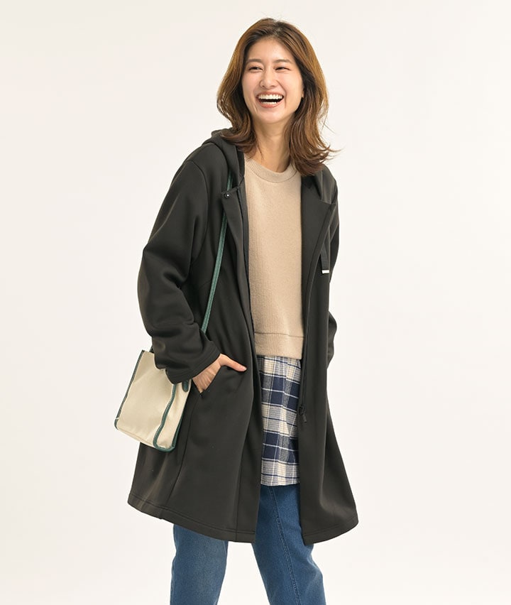 ふわもち比翼コート