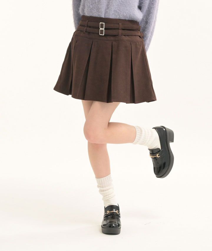 起毛ツイルプリーツスカート