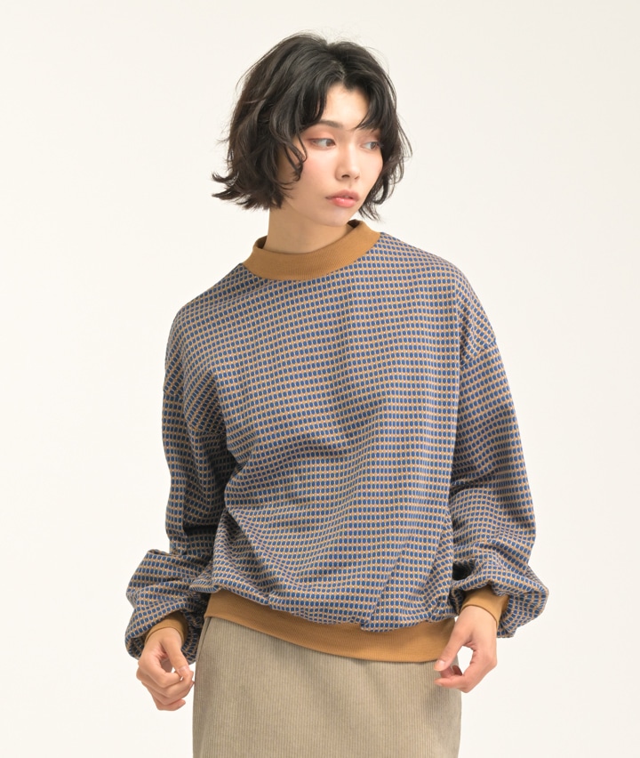 ハニカムジャガードプルオーバー