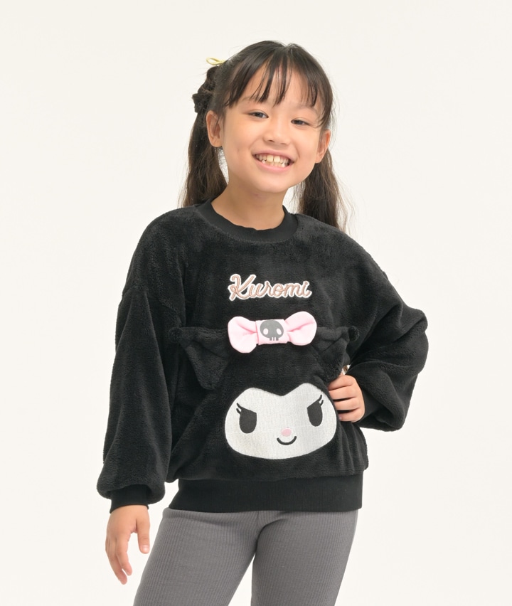 【サンリオ】（クロミ）女児ボアプルオーバー