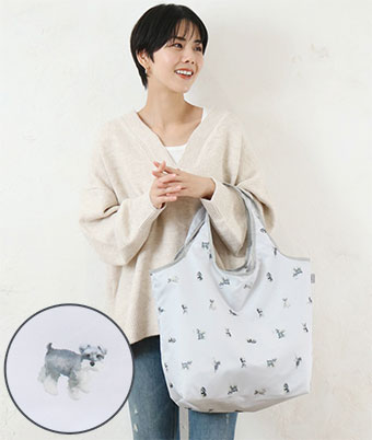 （予約販売）シュナウザー保冷くり手トート