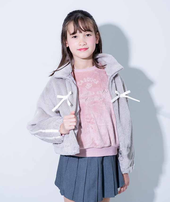 【ＳＵＦＦＵＳＥ】女児ボアブルゾン