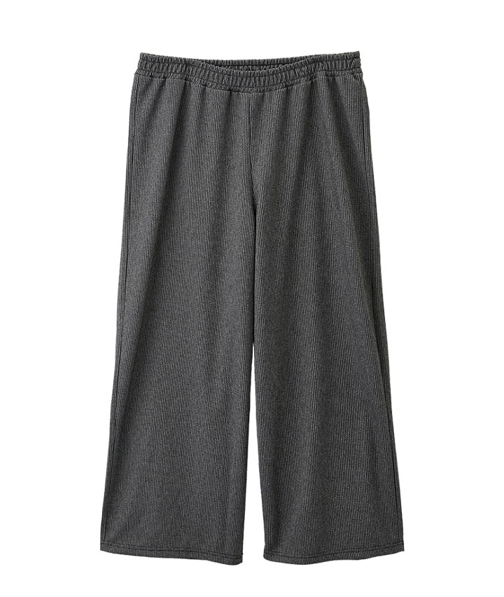 千鳥柄ワイドパンツ