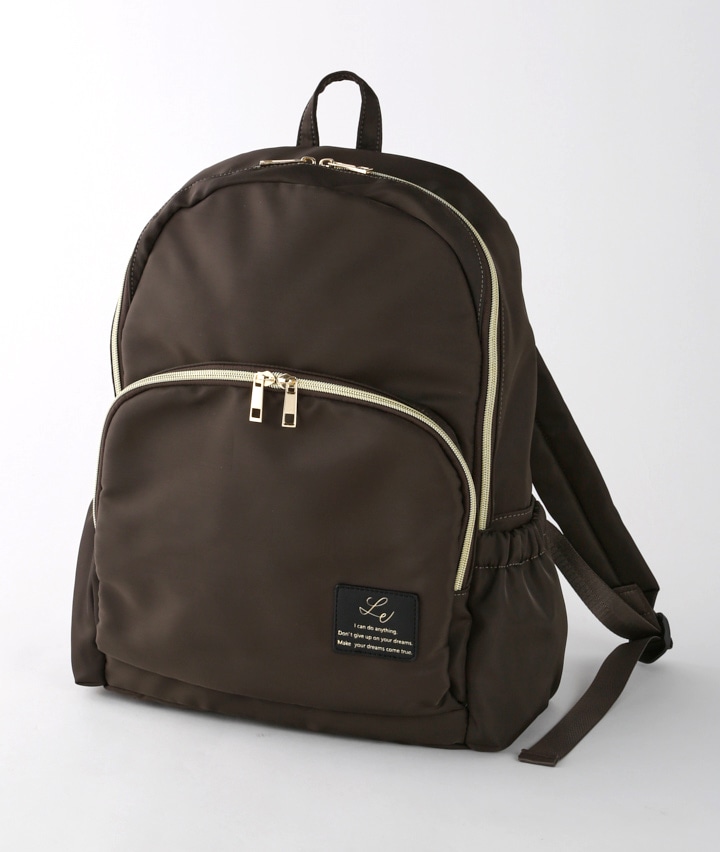 ラウンドファスナーデザインリュック