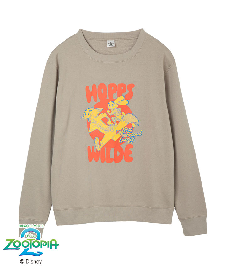 【Ｄｉｓｎｅｙ】（ズートピア）裏毛トレーナー