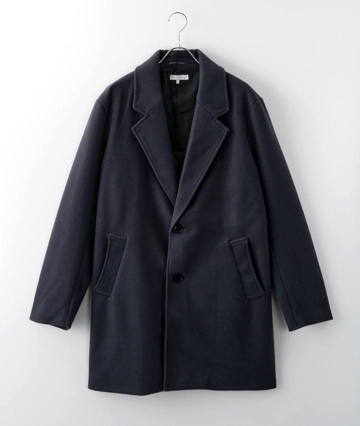 フェイクメルトンチェスターコート
