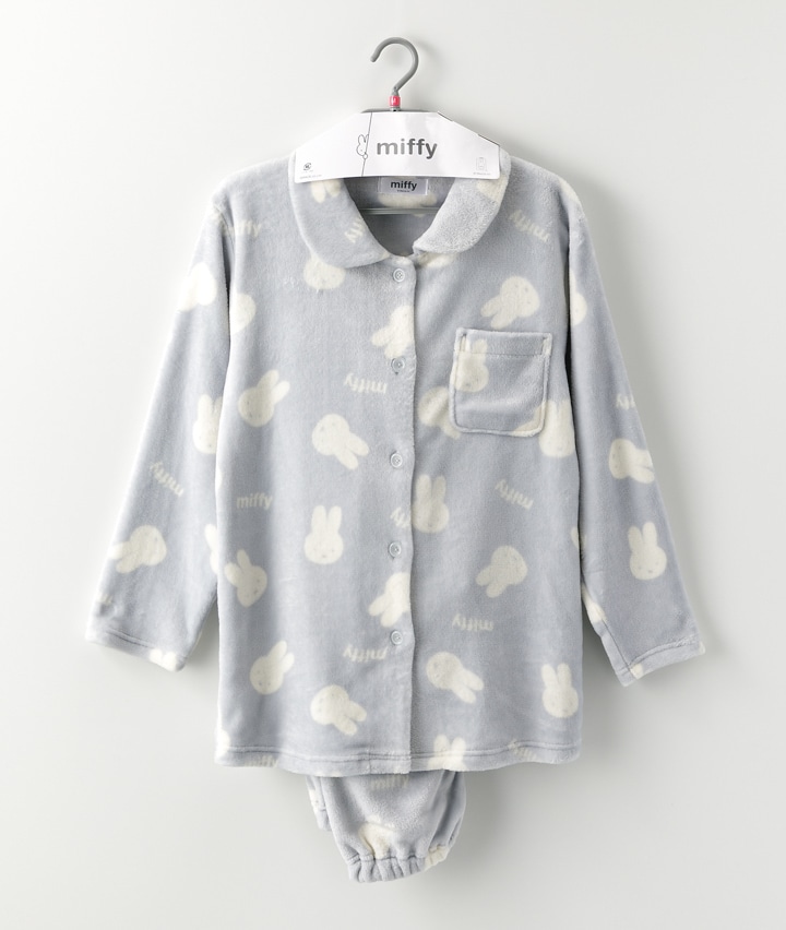 【ミッフィー】【ふわもこ】婦人ミッフィーシャツパジャマ