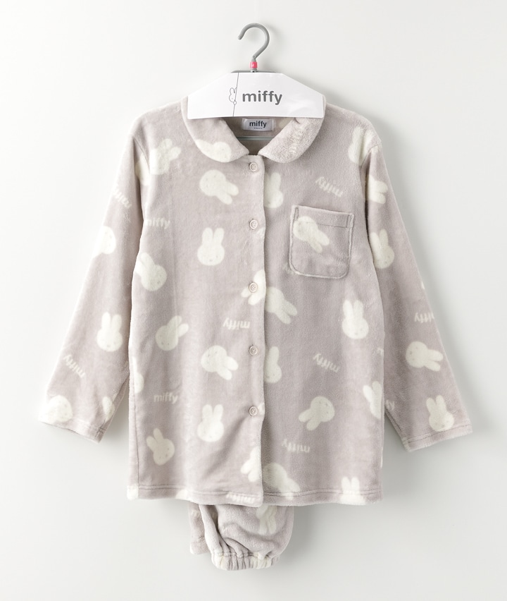 【ミッフィー】【ふわもこ】婦人ミッフィーシャツパジャマ