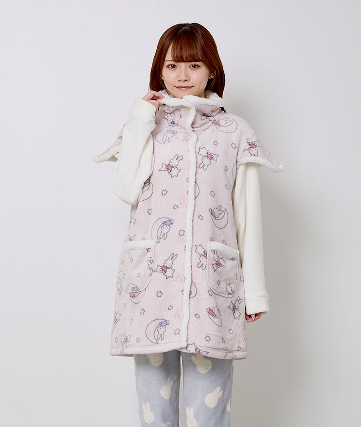 【ミッフィー】【ふわもこ】婦人ミッフィールームベスト