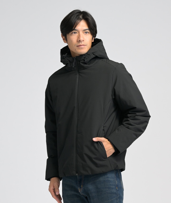 （耐水圧１００００mm・防風・撥水・ストレッチ）多機能中綿スタンドジャケット