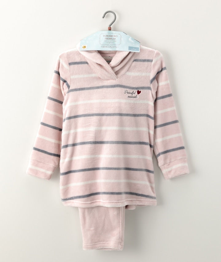 【ＳＵＦＦＵＳＥ】【ふわもこ】ボーダー柄ルームセット