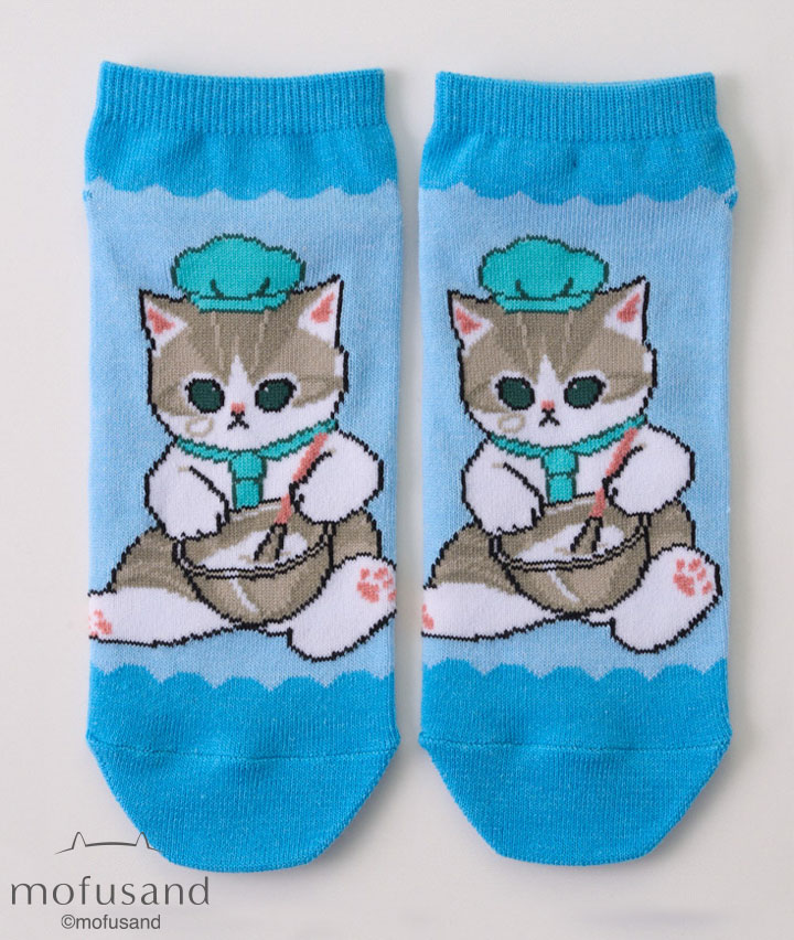 【モフサンド】（１足物）フロント柄ソックス