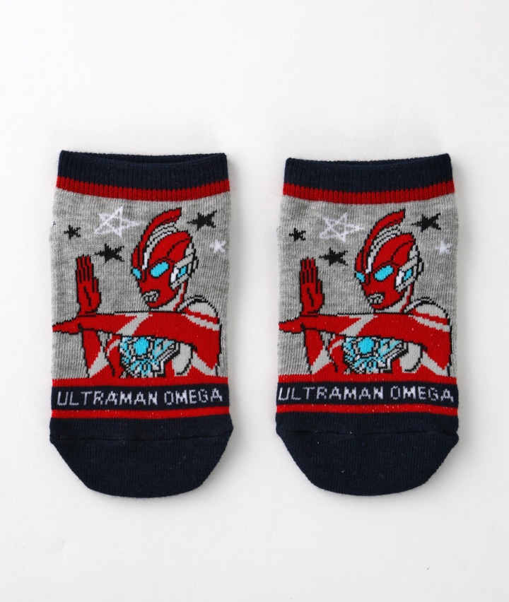 【ウルトラマン】（ウルトラマンオメガ）（１足物）子供スニーカーソックス
